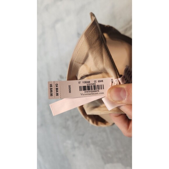 NWT Victoria's Secret 32DDD Praline Perfect Shape Racerback Push Up Bra - Picture 5 of 5